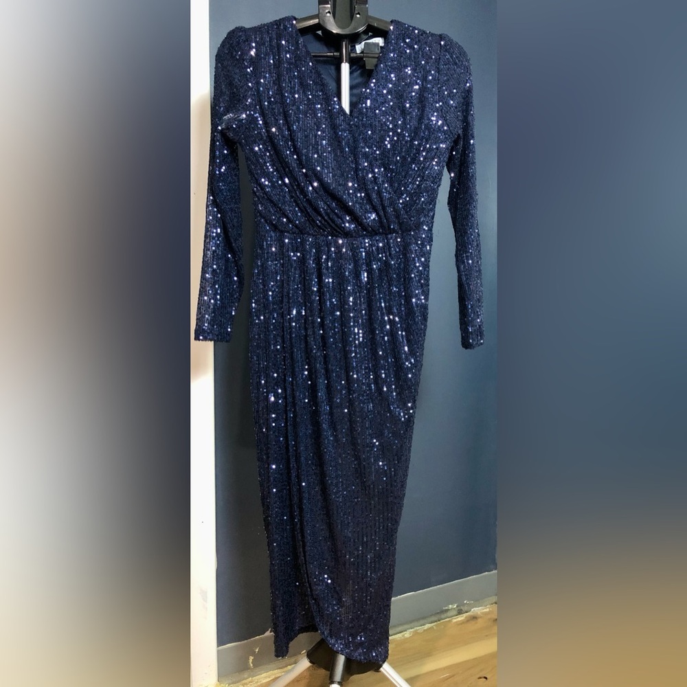 Ivy City Co Starstruck Dress in Navy Small Size - Picture 5 of 13